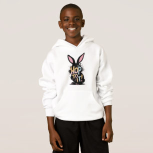 Funny Rabbit Boys’ Hoodie