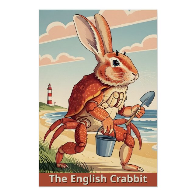 Funny rabbit spoof poster (Front)