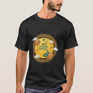Funny Rabbits Mooncake Chinese New Year Mid Autumn T-Shirt