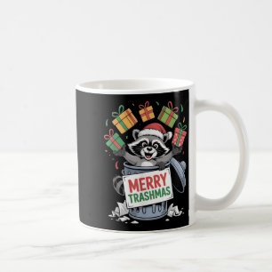 Funny Raccoon Christmas Trash Panda Xmas Merry Tra Coffee Mug