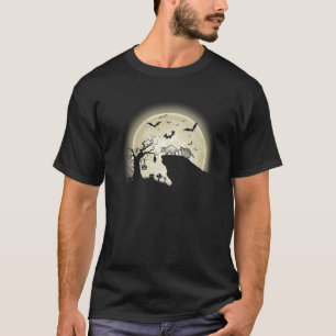 Funny Raccoon, Possum And Moon Halloween Costume  T-Shirt