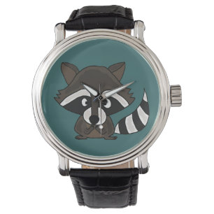 Funny Racoon Art Watch