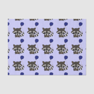 Funny Racoon Birthday Tissue Paper