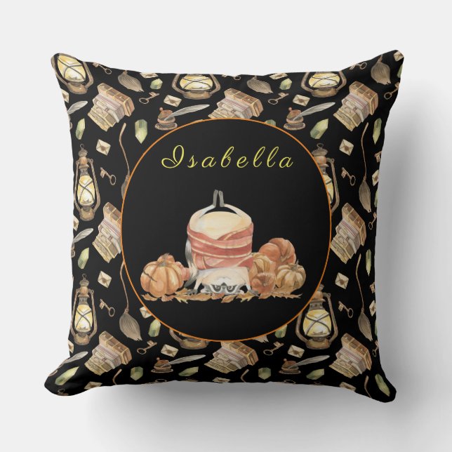 Funny Racoon Customise Text, Colour 20"X20" Cushion (Front)