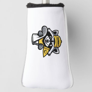 Funny Racoon Golfer Golf Club Head Cover "Sunny"