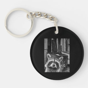 Funny Racoon Selfie Racoon Funny Racoon Key Ring
