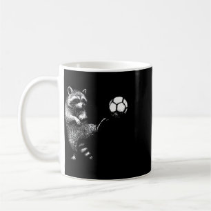 Funny Racoon Soccer Ll Coffee Mug