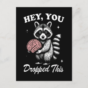 Funny Racoon T-Shirt for Animal Lover Gift Postcard