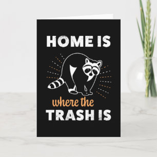 Funny Racoon Trash panda Racoon Gift Card