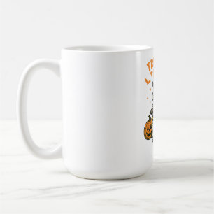 Funny Racoon Trick or Trash Halloween Coffee Mug