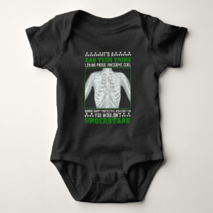Funny Rad Tech Joke X-ray Radiologic Humor Baby Bodysuit