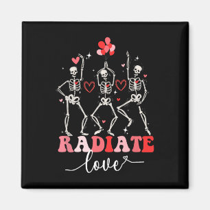 Funny Radiate Love Valentine X-ray Tech Radiology Magnet