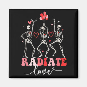 Funny Radiate Love Valentine X-ray Tech Radiology Magnet