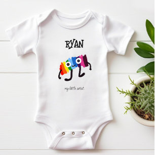 Funny rainbow  baby bodysuit