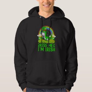 Funny Rainbow Kiss Me I'm Irish Mule St Patrick's Hoodie