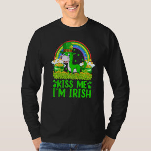 Funny Rainbow Kiss Me I'm Irish Mule St Patrick's T-Shirt