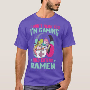 Funny Ramen And Gaming Japanese Culture Gamer T-Shirt