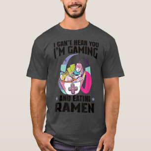 Funny Ramen Bowl Japan Asia Gamer Gaming  T-Shirt