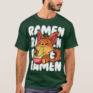 Funny ramen noodles main coon ramen cat kawaii T-Shirt