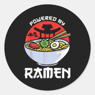 Funny Ramen Quote For Men Women Ramen Noodles Grap Classic Round Sticker