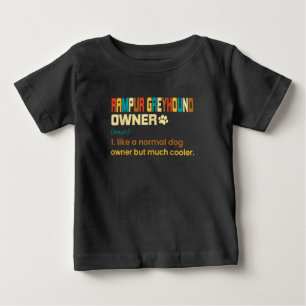 Funny Rampur Greyhound Vintage Retro Dog Mum Dad G Baby T-Shirt