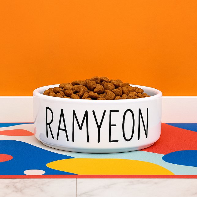 Funny Ramyeon Dog Bowl (Funny Ramyeon Dog Bowl
)