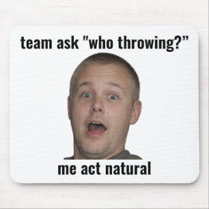 Funny Ranked Gamer Meme Mouse Pad