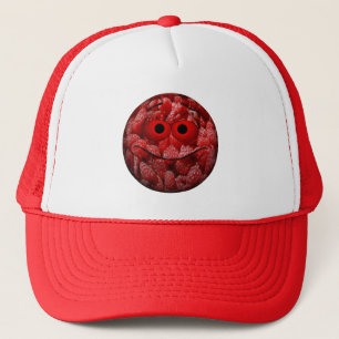 Funny Raspberry Emoticon Trucker Hat
