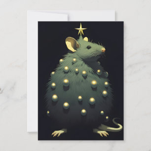 Funny Rat Christmas Cards
