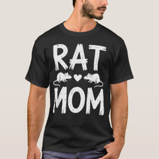 Funny Rat For Women Girls Mum Rodent Rat T-Shirt