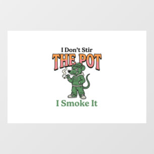 Funny Rat Pot Quote Vintage Engraving Design_1