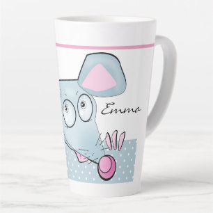 Funny rat, rat, Christmas Latte Mug