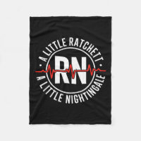 Funny ratchet nightingale nurse badge rn saying Fu