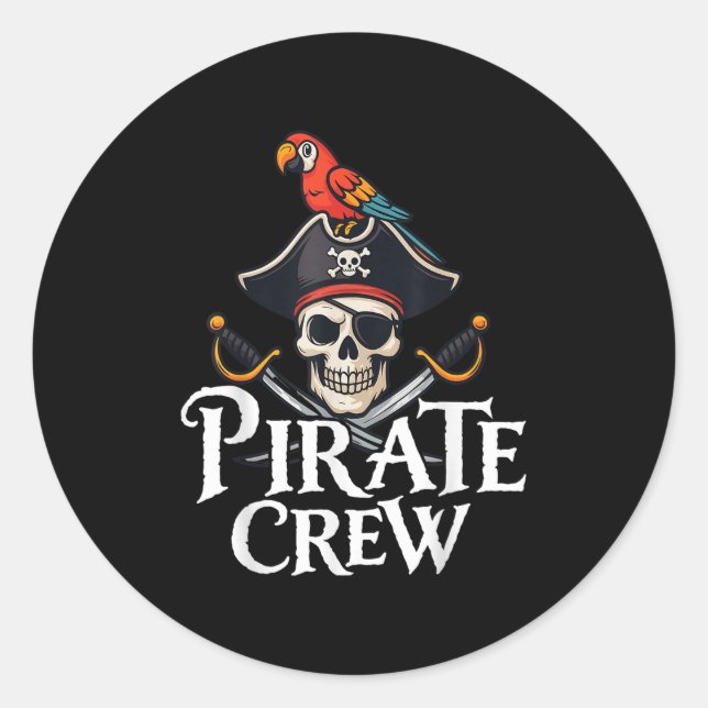 Funny Rate Crew Halloween Costume Shirt  Classic Round Sticker (Front)