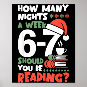 Funny Reading 67 Meme Englieacher Christmas Book L Poster