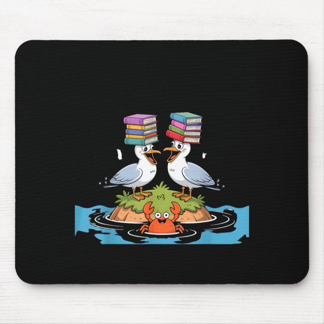 Funny Reading 67 Six Seven Meme Englieacher Book L Mouse Pad (Front)