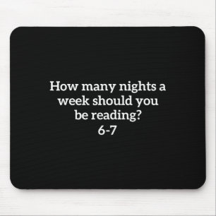 Funny Reading 67 Six Seven Meme Englieacher Book L Mouse Pad
