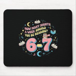 Funny Reading 67 Six Seven Meme English Teacher Bo Mouse Pad