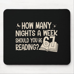 Funny Reading 67 Six Seven Meme English Teacher Bo Mouse Pad