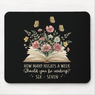 Funny Reading 67 Teacher Six Seven Reading 6 7 Boo Mouse Pad