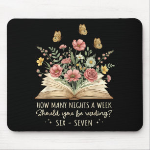 Funny Reading 67 Teacher Six Seven Reading 6 7 Boo Mouse Pad