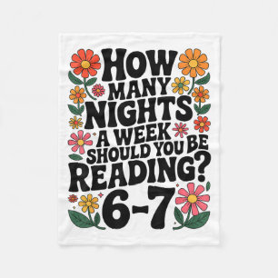 Funny Reading 6 7 Six Seven Meme Englieacher Book  Fleece Blanket