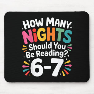 Funny Reading 6 7 Six Seven Meme Englieacher Book Mouse Pad