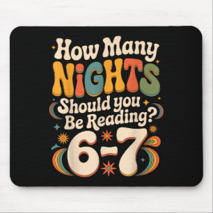 Funny Reading 6 7 Six Seven Meme Englieacher Book  Mouse Pad