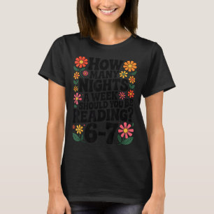 Funny Reading 6 7 Six Seven Meme Englieacher Book  T-Shirt