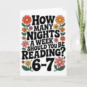 Funny Reading 6 7 Six Seven Meme English Teacher B Card