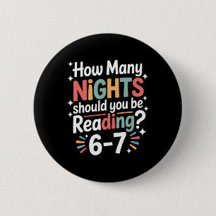 Funny Reading 6 7 Six Seven Meme English Teacher B Cm Round Badge