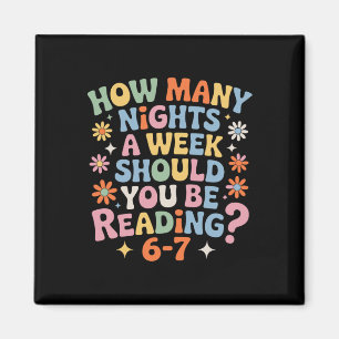 Funny Reading 6 7 Six Seven Meme English Teacher B Magnet
