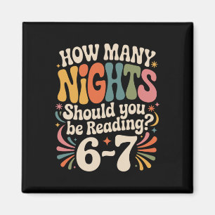 Funny Reading 6 7 Six Seven Meme English Teacher B Magnet