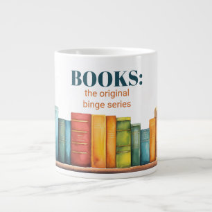 Funny Reading Book Lover Large Coffee Mug